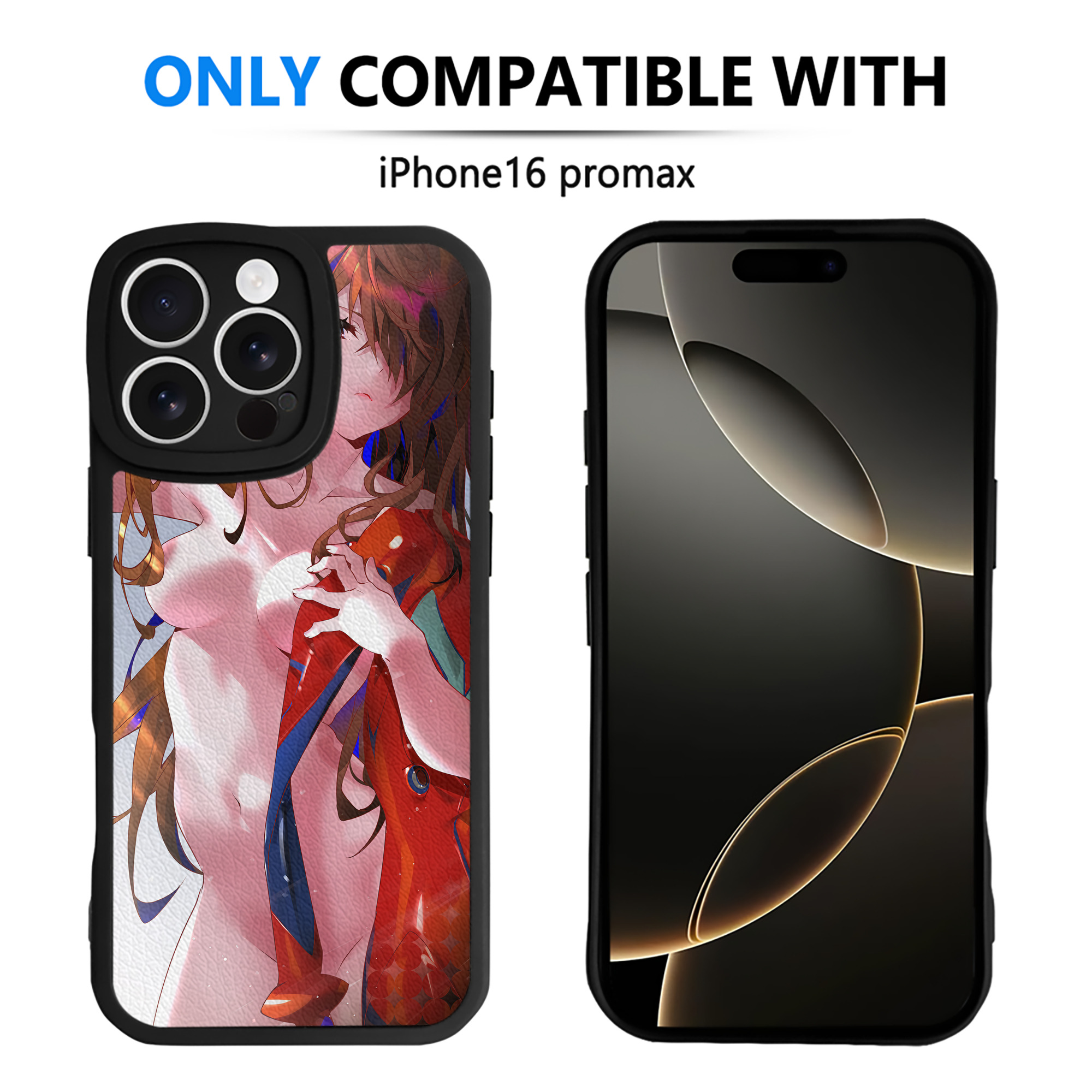 （画像用） EVA 新世紀エヴァンゲリオン 【iPhone 16シリーズ対応】シリコンスマホケース（レザー調） 材質：シリコン